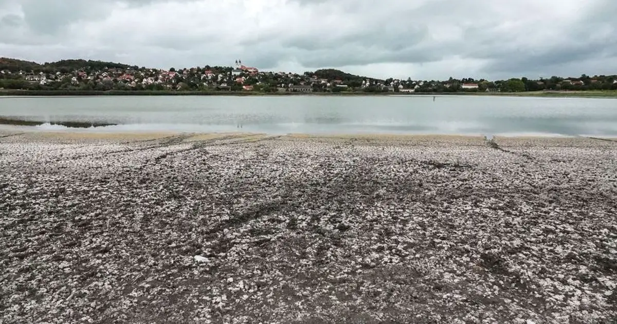 Szigeti tó: szinte teljesen kiszáradt a tihanyi Belső-tó