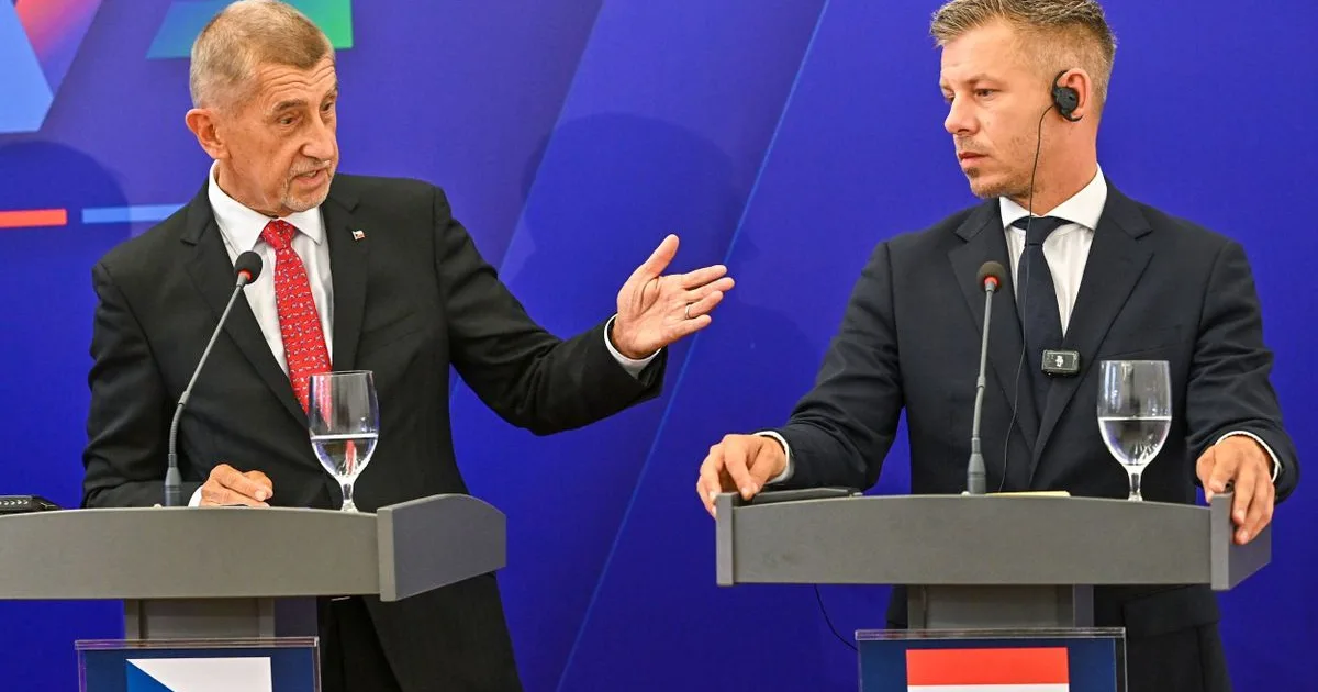 Prágai csúcs: Magyar Péter és Andrej Babiš eredményeket ismertet