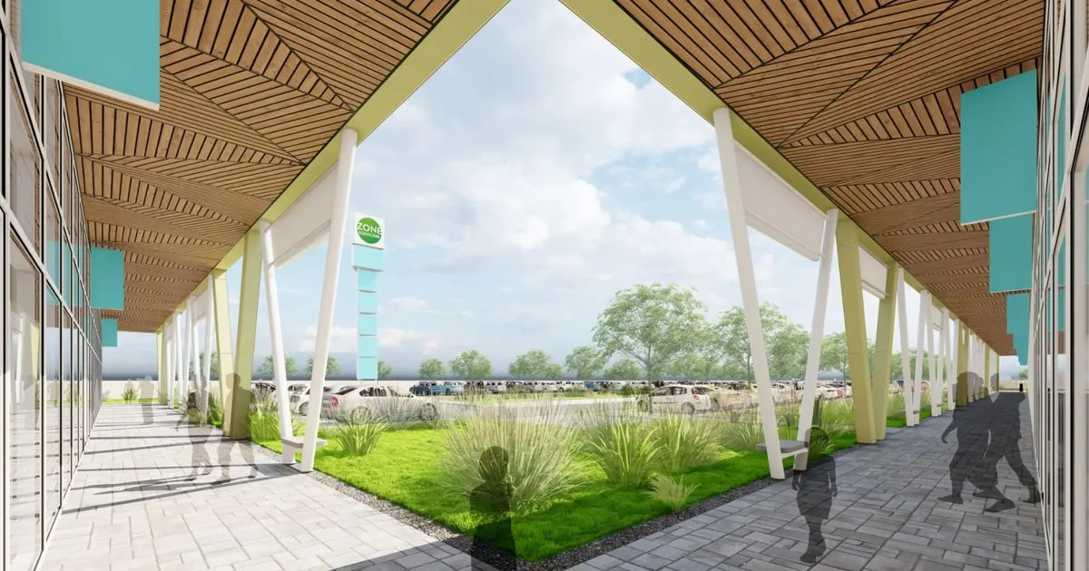 Új bevásárlónegyed épül Budapest közelében, 2027-ben nyit